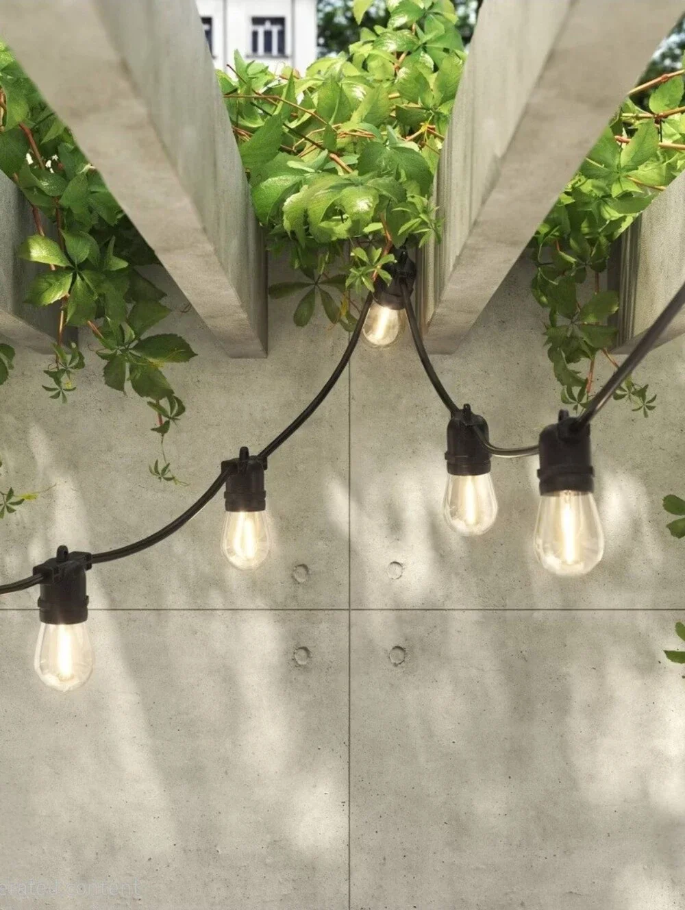 Threshold 10ct LED Non-Drop Outdoor Café String Lights
